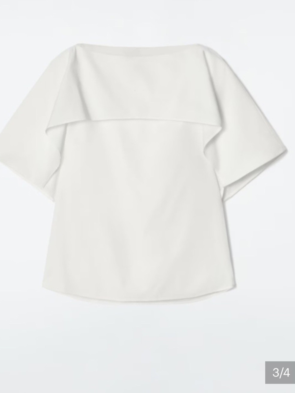 NWT COS Cotton Boat Neckline